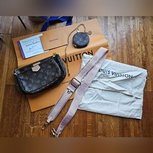 Louis Vuitton Multi Pochette Accessories Rose Clair